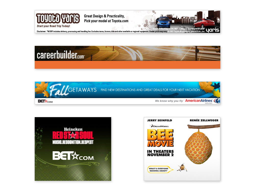 banners copy